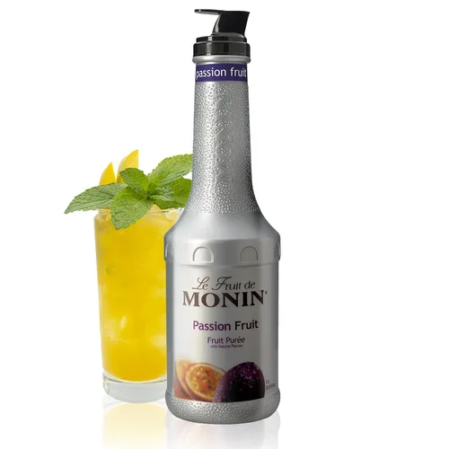 Vista 10 de Monin - Puré de cereza negra, sabores naturales, ideal para tés, limonadas, batidos y cócteles, sin OMG, vegano, sin gluten (1 litro)