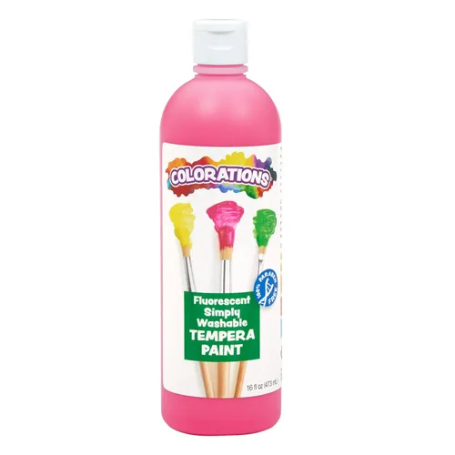 Vista 11 de Colorations WSTBK - Témpera lavable simple, color negro Azul Fluorescente (Fluorescent Blue)