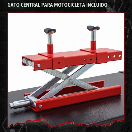 Vista 6 de Rage Powersports BW-PROLIFT-HD Air Op ProLift 1,500 lb, tabla de motocicleta de tijera