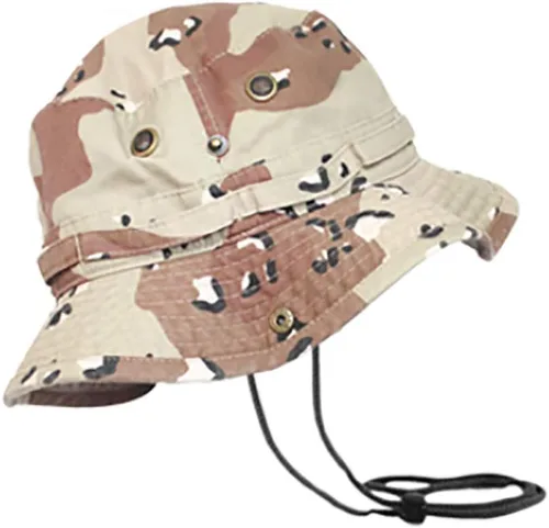 Vista 7 de Newhattan Boonie Safari - Gorro plegable estilo militar