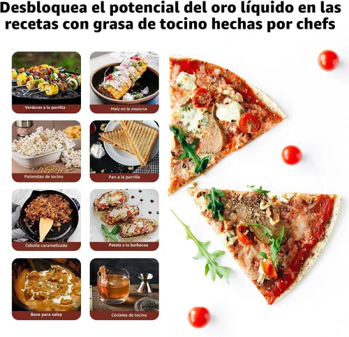 Vista 5 de Olla de Freidora Profunda de Acero Inoxidable 304 de 50oz con Cesta y Colador, Recipiente de Gran Capacidad para Grasa de Tocino para Cocina