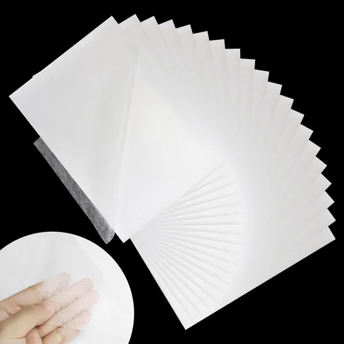 Vista 12 de Stitch Witchery - 20 hojas, 8 x 12 pulgadas, cinta fusible para aplicaciones de tela, interfaz fusible de peso medio, tela de unión fusible