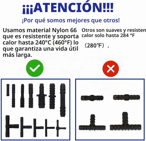 Vista 3 de Surtido de conectores de vacío 113 PIEZAS Resistencia al calor 240℃（460℉）Conector de tubo de vacío automotriz Conector de vacío en T Kit surtido
