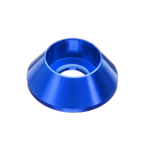 Vista 10 de 20pcs M6 Cono Arandelas de Copa Anodizado Aleación de Aluminio Junta de Tornillo Arandelas avellanadas (negro)