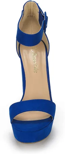 Vista 5 de DREAM PAIRS - Sandalias de plataforma con tacón alto en estilo Hi-Lo para mujer