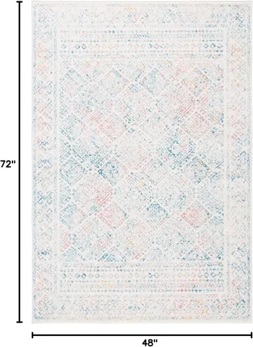 Vista 248 de Safavieh - Alfombra decorativa de la colección Tulum, modelo TUL264F, estilo marroquí, bohemio y desgastado, no suelta pelusa, para sala, vestíbulo