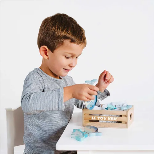 Vista 4 de Honeybake, Le Toy Van - Juguete para niños, verduras, de madera prémium, 5 al día