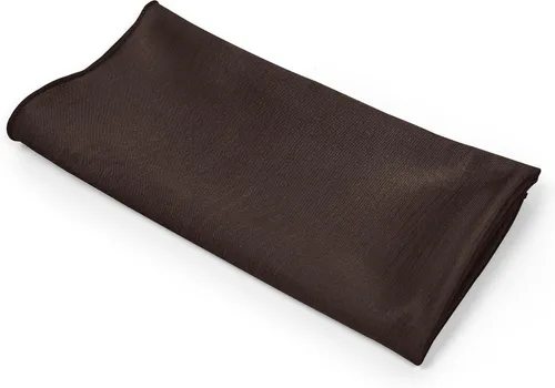 Vista 9 de Ultimate Textile -1 docena - Reversible Shantung Satin - Majestic - Servilletas de tela Majestic de 17 x 17 pulgadas color marrón chocolate