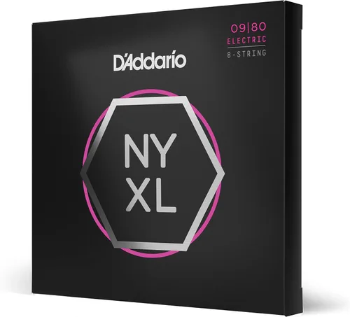 Vista 10 de D'Addario cuerdas para guitarra eléctrica, NYXL niqueladas, NYXL1152, calibre medio/pesado superior 11-52, juego de 6 cuerdas, paquete de 1