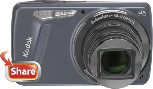 Vista 2 de Kodak Easyshare M580 - Cámara digital de 14 MP con zoom óptico gran angular de 8x y LCD de 3.0 pulgadas (azul)