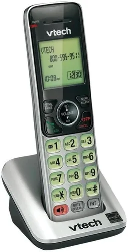 Vista 3 de Auricular para teléfono fijo CS6609 dect_6.0 1, de VTech, Plateado/Negro