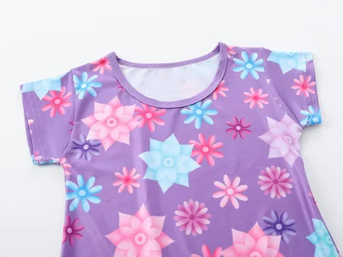 Vista 3 de WonderBabe Encanto Isabella Dress Costume For Girls Cosplay Dolores Madrigal Princess Dress Halloween Dress Up With Bag