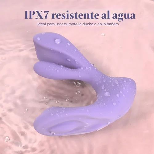 Vista 9 de Vibrador de Tracy's Dog para mujeres - Juguetes sexuales portátiles con molienda del clítoris y rotación del punto G para estimulación dual, 10