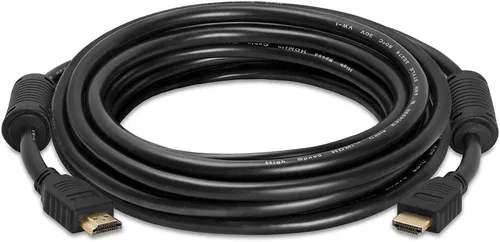 Vista 4 de Cmple - Cable HDMI de alta velocidad HDTV Ultra-HD (UHD) 3D, 4K @60Hz, 18Gbps 28AWG HDMI Cable de retorno de audio de 15 pies, negro