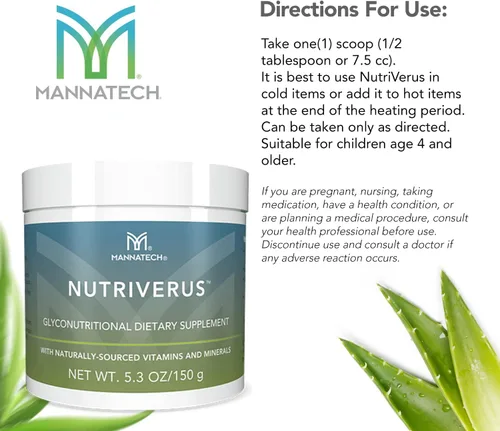 Vista 6 de Mannatech - Suplemento gliconutricional NutriVerus™ - 5.3 oz
