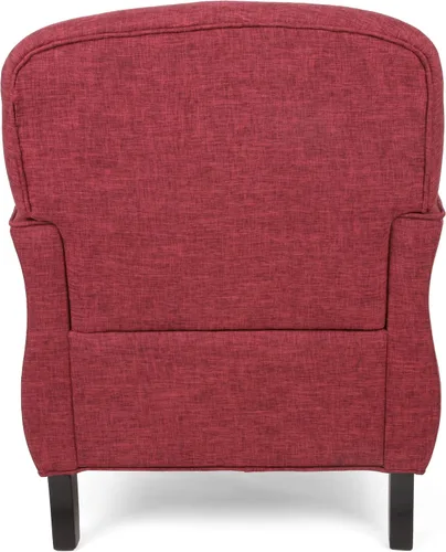 Vista 6 de Christopher Knight Home Crew - Sillón tradicional de tweed, arándano, gris