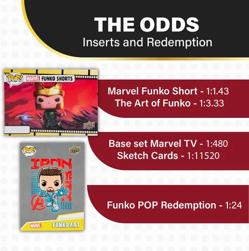 Vista 5 de UCC Distributing Funko Pop Marvel - Caja de tarjetas coleccionables (24 paquetes por caja/sellada de fábrica)