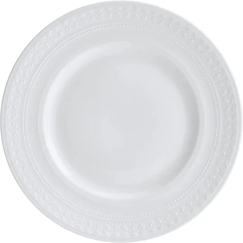Vista 9 de Mikasa Crown White - Juego de vajilla de 18 piezas resistente a las astillas, servicio para 6 personas