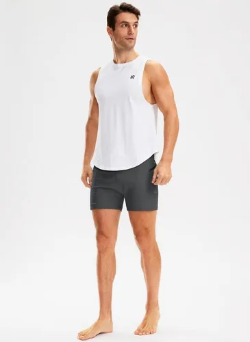 Vista 6 de G Gradual Traje de baño para hombre con bolsillos con cremallera, de secado rápido, traje de baño de natación, pantalones cortos para hombre