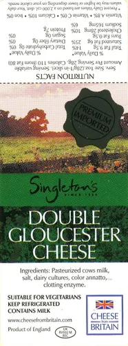 Vista 2 de Doble queso Gloucester (2x1 libra)