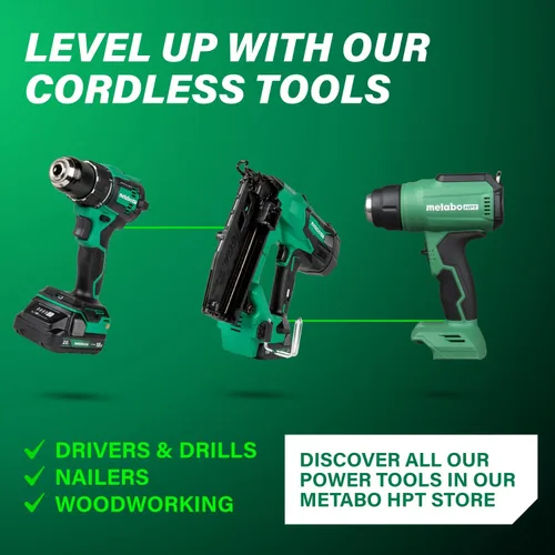 Vista 25 de Metabo HPT Compresor de aire silencioso, compresor de aire portátil sin aceite de 1 galón, funcionamiento ultrasilencioso a 59 dB, acoplador rápido