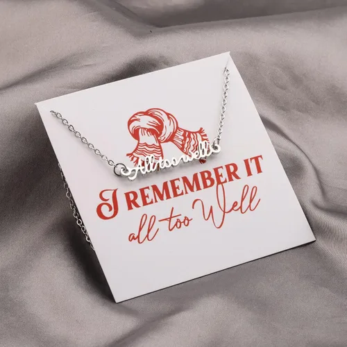 Vista 5 de PENQI Collar inspirado en cantantes, regalo para fanáticos de la música, regalo para cantantes, amantes de la música, regalo de canción, joyería