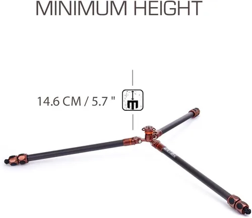 Vista 6 de 3 Legged Thing Pro Range 2.0 Winston 2.0 - Sistema de trípode de fibra de carbono - Trípode ajustable para cámara con 3 patas desmontables