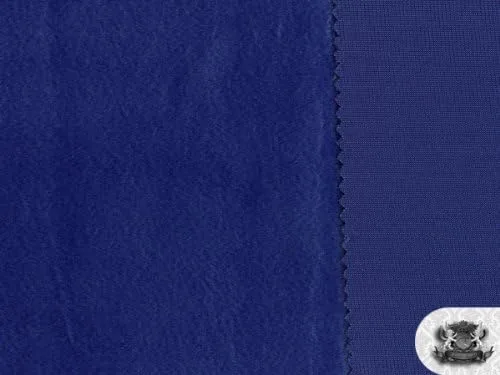 Vista 2 de Tela Minky Solid ROYAL BLUE por yarda