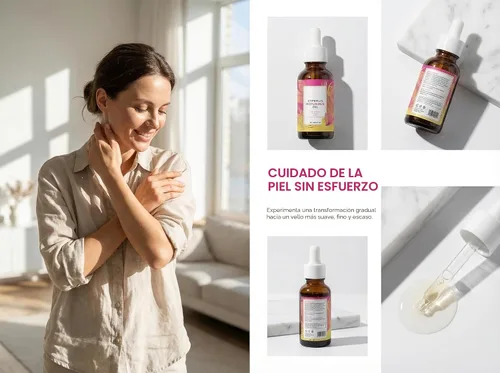 Vista 4 de Aceite de depilación natural e inhibidor de Cyperus Rotundus para retardar el crecimiento del vello corporal para mujeres y hombres, alivia la piel