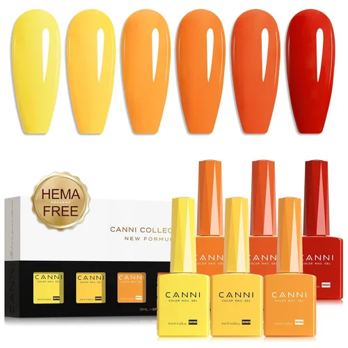 Vista 36 de CANNI - Juego de esmalte de uñas en gel azul de 6 colores 9ML Baby Royal Light Blue – Esmalte de uñas en gel inspirado en el océano Acuario