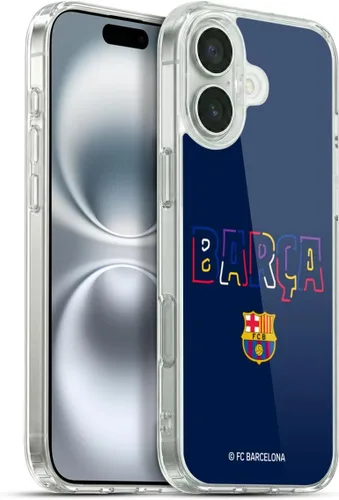 Vista 115 de Head Case Designs Funda de gel suave con licencia oficial del FC Barcelona Barca Crest Graphics [protección de grado militar] compatible con Apple