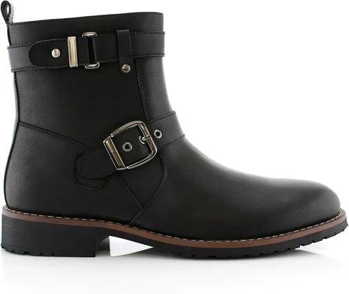 Vista 3 de Polar Fox Wyatt MPX608005 - Botas de motocicleta para hombre, estilo casual