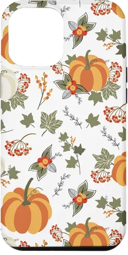 Vista 25 de Fall Leaves Autumn Pumpkin Pattern Autumn Vibes Color Case for iPhone 17