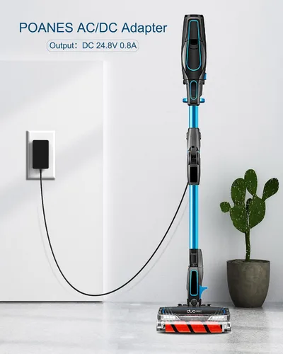Vista 3 de Cargador de repuesto para Shark Rocket Pet Pro Charger DK33-248080H-U compatible con aspiradora inalámbrica Shark IX140H IX141 IZ140 IZ140C IZ141C