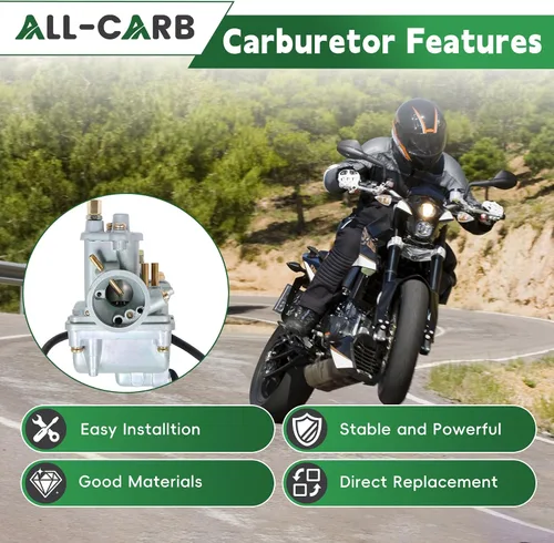 Vista 2 de Repuesto de carburador para Yamaha PW80 Y-Zinger 1983-2006