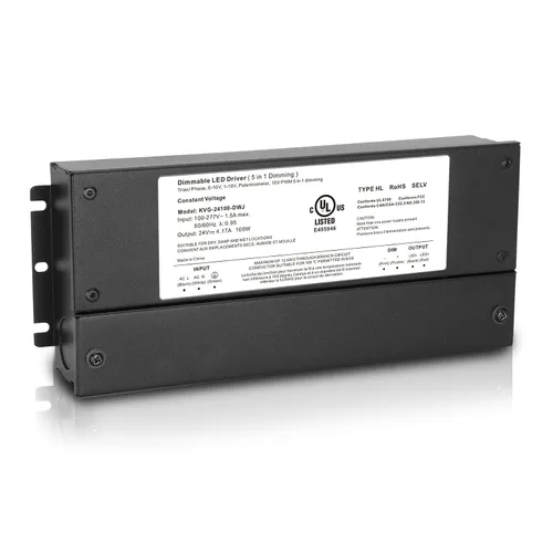 Vista 14 de 150W Dimmable LED Driver 24V, 110V-277V AC a 24V DC llevó el transformador Compatible con atenuador Lutron y Leviton
