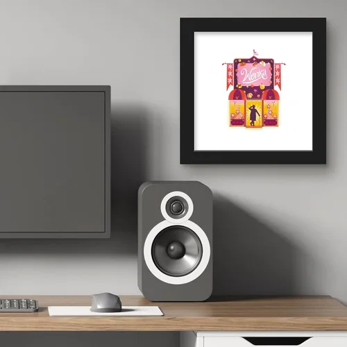 Vista 5 de Trends International Gallery Pops Wonka Movie - Póster de pared de Candy Store, 12.00 x 12.00 pulgadas, versión de marco negro