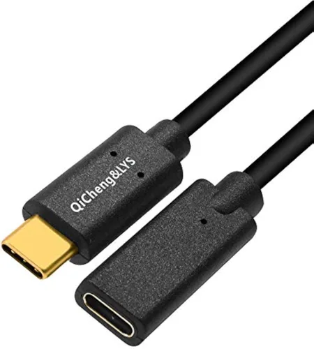 Vista 10 de QiCheng&LYS Cable de extensión USB C tipo C macho a hembra Thunderbolt 3 Cable de extensión USB 3.1 (10 Gbps) de carga/sincronización/video/audio 4K