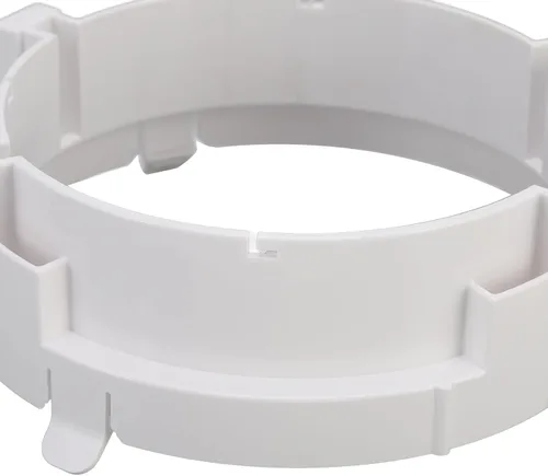 Vista 8 de Interfaz de manguera de escape de aire acondicionado, manguera de escape, conector de manguera de escape, conector de interfaz ABS 7.5 in