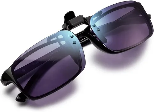 Vista 7 de Pilestone TP-047 Lens E - Gafas de color ciegas con clip para ceguera azul y amarilla