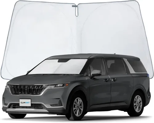 Vista 72 de CLIM ART Parasol para parabrisas para BMW X3 2018-2024, parasol plegable de ajuste personalizado, protector solar del vehículo, cubierta
