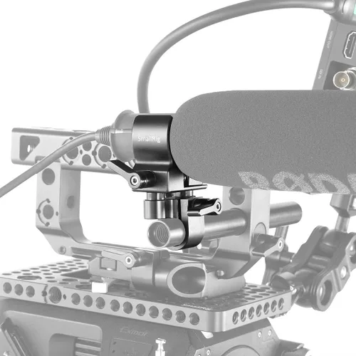 Vista 5 de SmallRig Soporte universal para micrófono de escopeta de 0.748-0.984 in de diámetro con gel de sílice elástico, a prueba de golpes y absorción