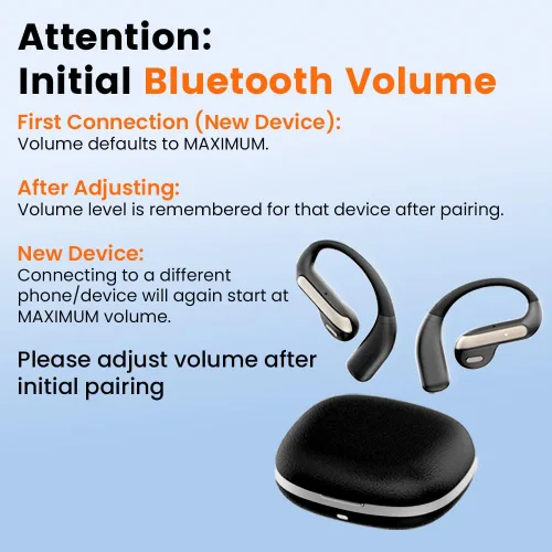 Vista 9 de Piluyaa Auriculares Bluetooth 5.3 de oreja abierta, auriculares inalámbricos deportivos con micrófono integrado con ganchos para los oídos