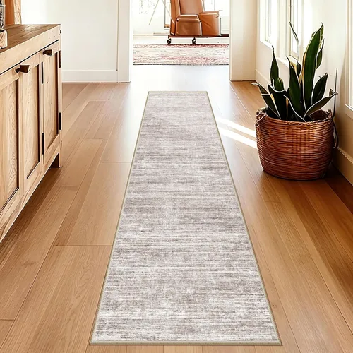 Vista 42 de Alfombra de pasillo lavables de 2 x 5, moderna alfombra abstracta para corredor, alfombra de pasillo de cocina ultrafina con respaldo