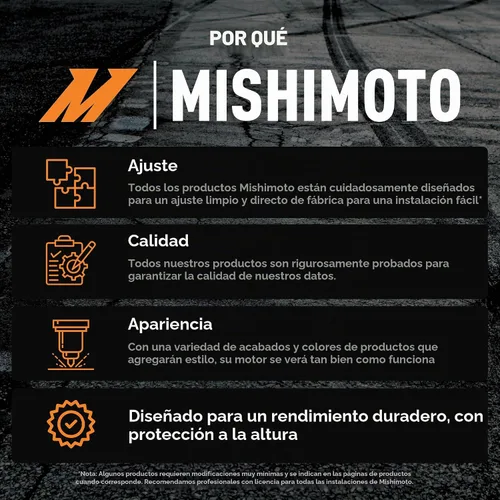 Vista 8 de Mishimoto MMSK-BK palanca de cambio con peso, con 3 insertos de rosca para adaptarse a varios modelos de vehículos, acero negro