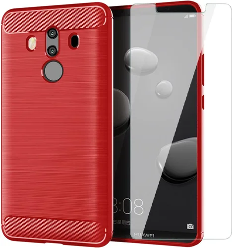Vista 8 de Asuwish Funda de teléfono para Huawei Mate 10 Pro con protector de pantalla de vidrio templado y accesorios de celda de silicona suave delgada Negro