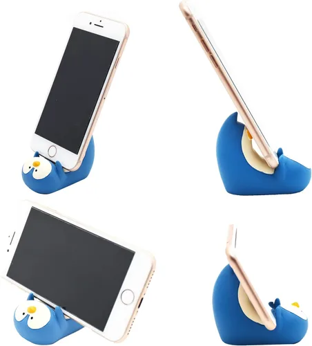 Vista 7 de Cute Animal Deer Cell Phone Stand Holder, Small Desk Phone Stand Mount for iPhone Android Samsung Galaxy Note