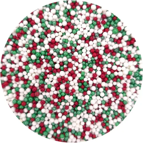 Vista 19 de NCS Gránulos comestibles Nonpareils negros, blancos y dorados – Decoración para cupcakes, pasteles y galletas, 7 onzas