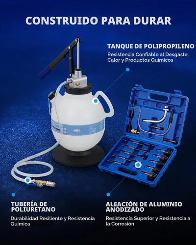 Vista 6 de Orion Motor Tech Bomba de fluido de transmisión de 7.5L, kit de recarga manual ATF de 2 galones, bomba manual de líquido de transmisión automotora