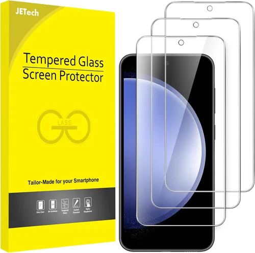 Vista 11 de JETech Protector de pantalla compatible con Samsung Galaxy S20 FE de 6.5 pulgadas, película de vidrio templado, paquete de 3